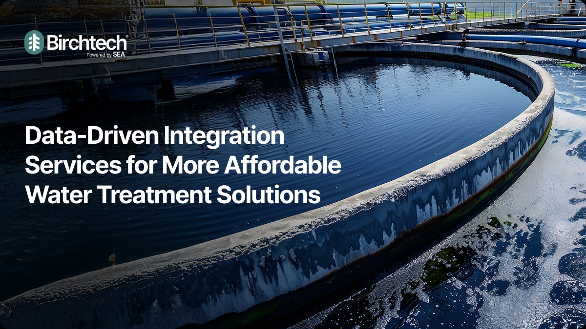 Birchtech data-driven water treatment integration