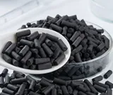 Catalytic carbon treatment media