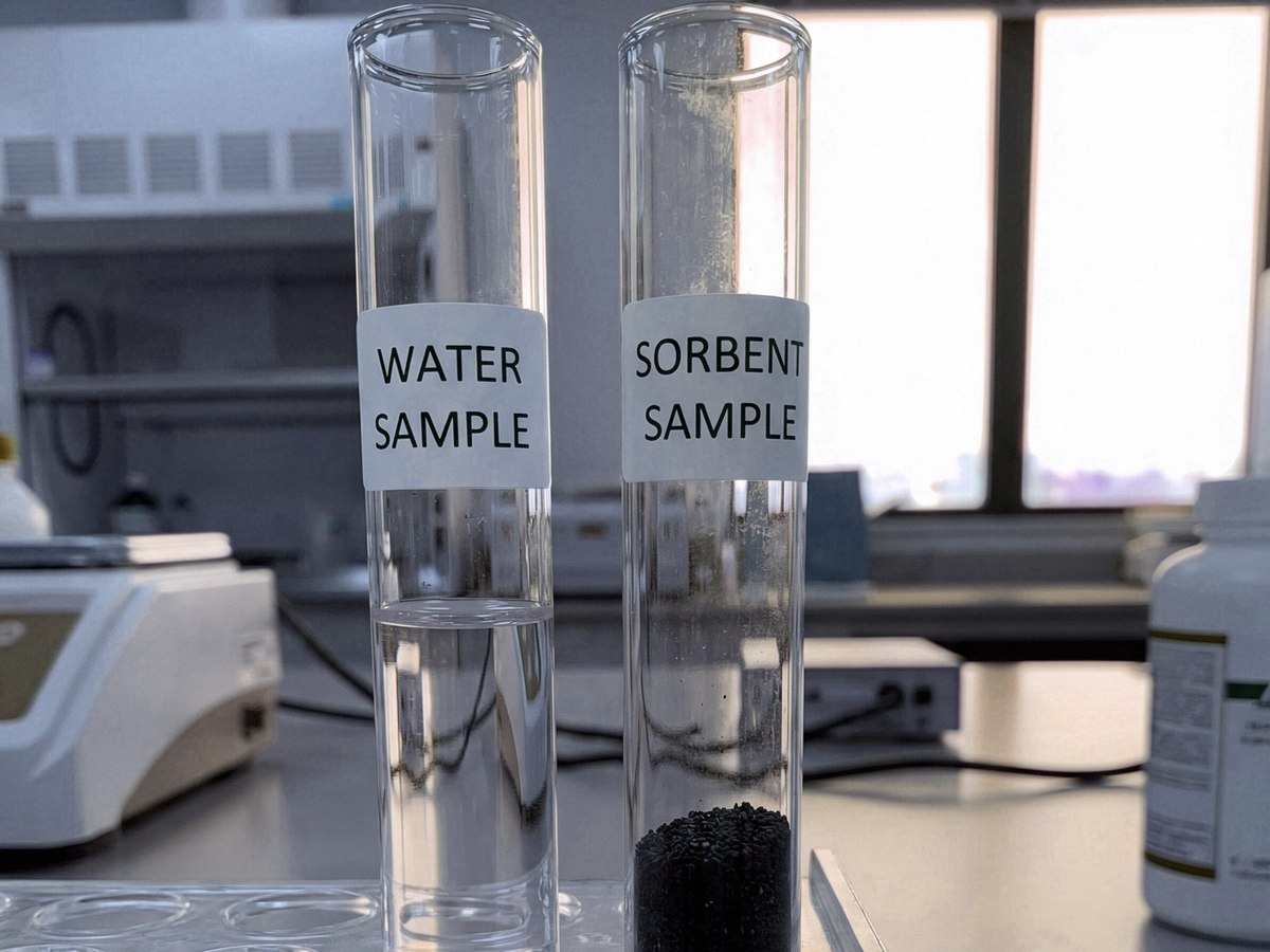 Water and sorbent samples